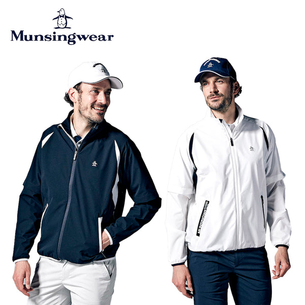 Munsingwear（マンシングウェア） Munsingwear（マンシングウェア）製品。Munsingwear SEASONal はっ水ストレッチ袖ドッキングブルゾン 23SS MGMVJK01CH