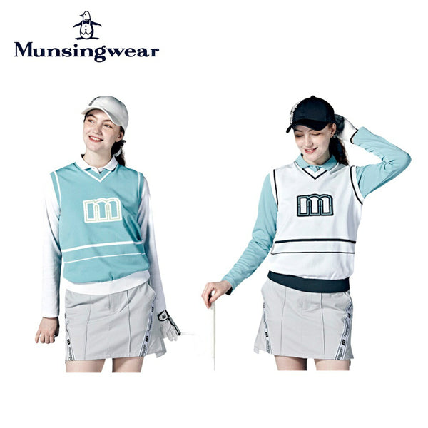 Munsingwear（マンシングウェア） Munsingwear（マンシングウェア）製品。Munsingwear ENVOY オリジナルロゴジャカードニットベスト 23FW MEWWJL80