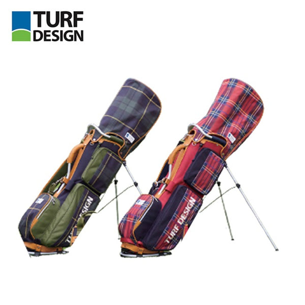 ゴルフ - バッグ TURF DESIGN（ターフデザイン）製品。TURF DESIGN チェックリーシリーズ スタンドキャディバッグ 23SS TDSCB-2372