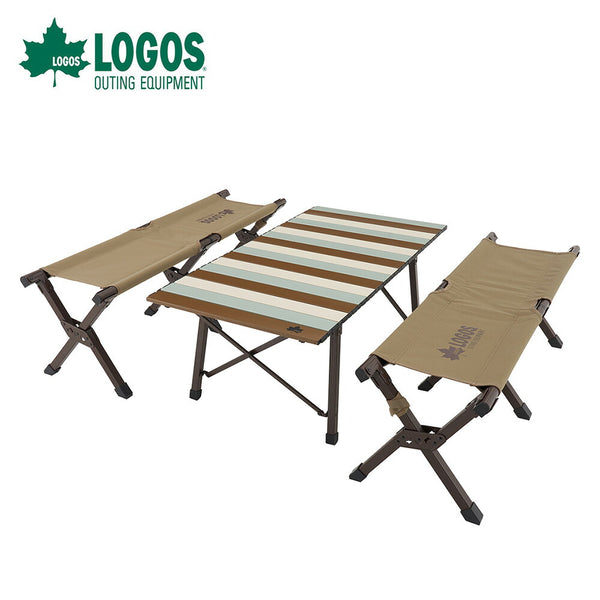 アウトドア - アウトドアテーブルセット LOGOS（ロゴス）製品。LOGOS Life キャリーオンテーブルセット4（ヴィンテージ）