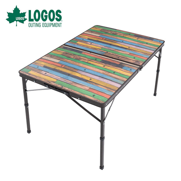 アウトドア - アウトドアテーブル LOGOS（ロゴス）製品。LOGOS Old Wooden 丸洗いダイニングテーブル 12080 73188047