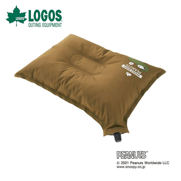 アウトドア - 寝袋・シュラフ・まくら LOGOS（ロゴス）製品。SNOOPY セルフインフレート まくら