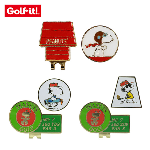 ゴルフ - ラウンド用品 LITE（ライト）製品。LiTE ライト Golf it! ゴルフイット ゴルフ ラウンド用品 マーカー BM スヌーピー X-826 X-827 X-828 キャラクター かわいい おすすめ