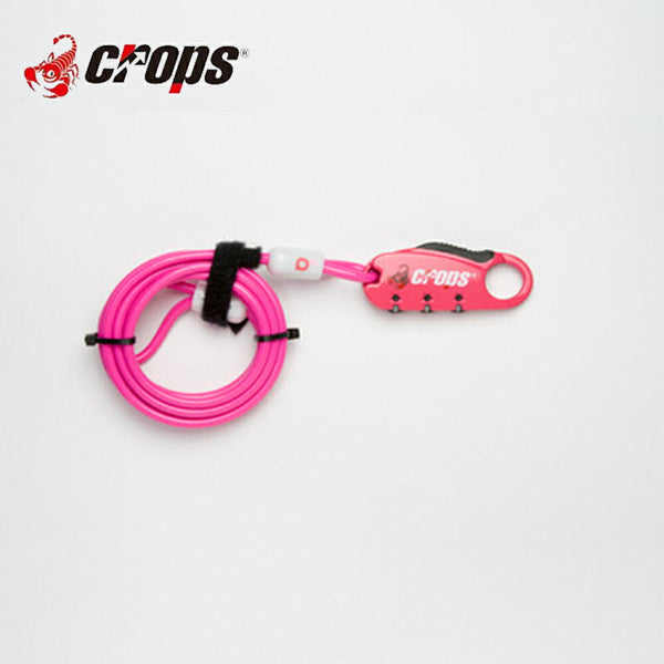 自転車用鍵／ロック CROPS（クロップス）製品。CROPS ダブルループワイヤーロック Q4 CP-SPD07