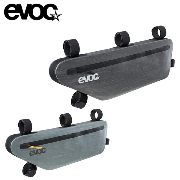 evoc evoc（イーボック）製品。EVOC イーボック メンズ 自転車 フレームバッグ フレームパックM 3.5L 102807121M 23SS 春夏 互換性 防水ジッパー フレーム保護 カーボングレー スティール