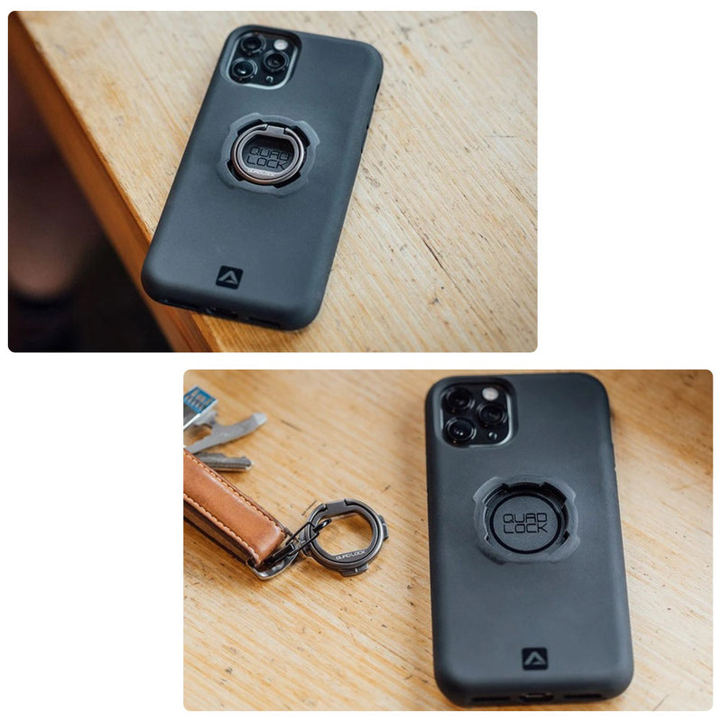 ベストスポーツ Quad Lock（クアッドロック）製品。Quad Lock Smart Phone Ring + Carabiner