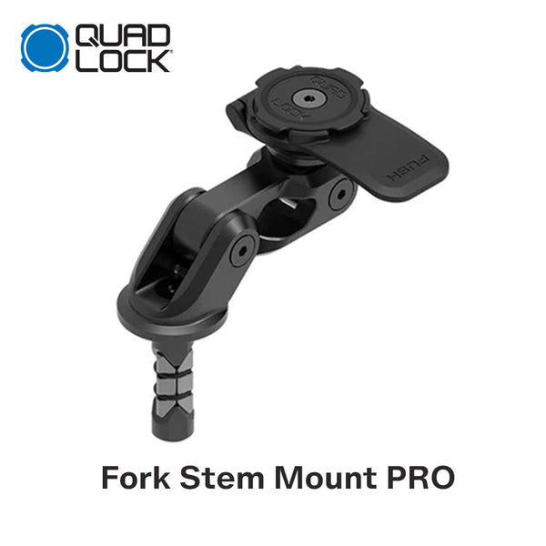 Quad Lock（クアッドロック） Quad Lock（クアッドロック）製品。Quad Lock クアッドロック フォークステムマウント PRO モーターサイクルマウント Fork Stem Mount PRO スマホホルダー 自転車ホルダー QLM-FSM-PRO