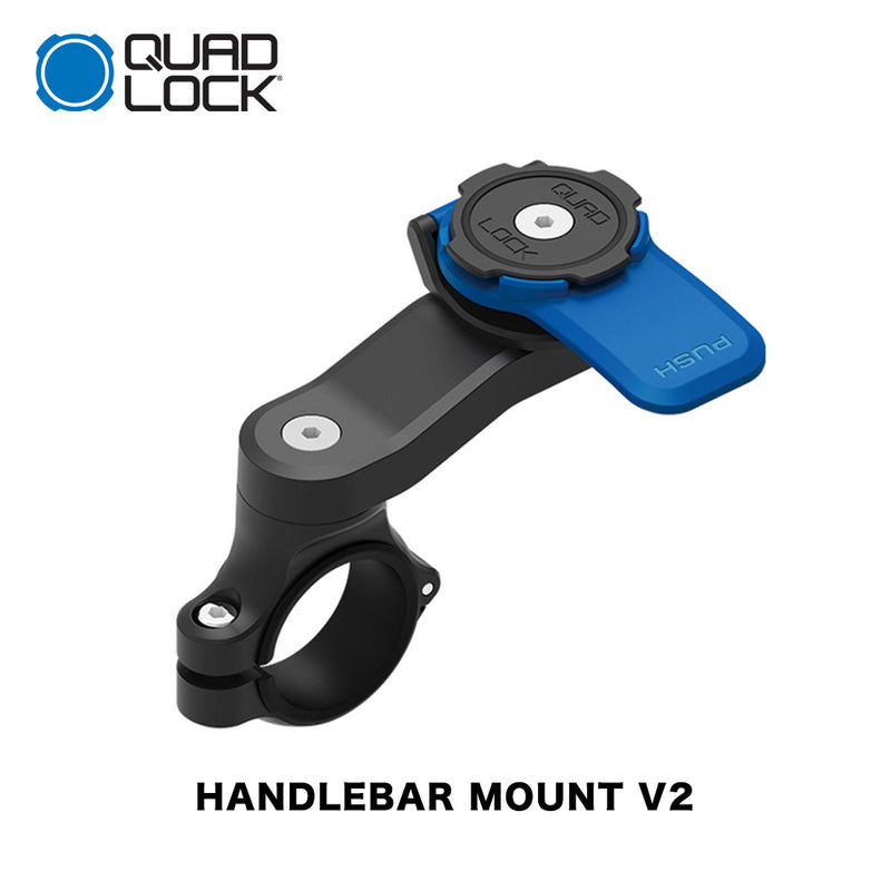 ベストスポーツ Quad Lock（クアッドロック）製品。Quad Lock MOTORCYCLE Handlebar Mount V2 QLM-HBR